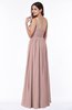 ColsBM Nova Bridal Rose Modern A-line Asymmetric Neckline Sleeveless Half Backless Chiffon Plus Size Bridesmaid Dresses