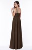 ColsBM Nova Copper Modern A-line Asymmetric Neckline Sleeveless Half Backless Chiffon Plus Size Bridesmaid Dresses
