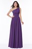 ColsBM Nova Dark Purple Modern A-line Asymmetric Neckline Sleeveless Half Backless Chiffon Plus Size Bridesmaid Dresses