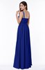 ColsBM Nova Electric Blue Modern A-line Asymmetric Neckline Sleeveless Half Backless Chiffon Plus Size Bridesmaid Dresses
