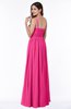 ColsBM Nova Fandango Pink Modern A-line Asymmetric Neckline Sleeveless Half Backless Chiffon Plus Size Bridesmaid Dresses