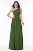 ColsBM Nova Garden Green Modern A-line Asymmetric Neckline Sleeveless Half Backless Chiffon Plus Size Bridesmaid Dresses