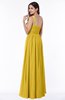ColsBM Nova Lemon Curry Modern A-line Asymmetric Neckline Sleeveless Half Backless Chiffon Plus Size Bridesmaid Dresses