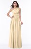 ColsBM Nova Marzipan Modern A-line Asymmetric Neckline Sleeveless Half Backless Chiffon Plus Size Bridesmaid Dresses