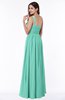 ColsBM Nova Mint Green Modern A-line Asymmetric Neckline Sleeveless Half Backless Chiffon Plus Size Bridesmaid Dresses