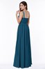 ColsBM Nova Moroccan Blue Modern A-line Asymmetric Neckline Sleeveless Half Backless Chiffon Plus Size Bridesmaid Dresses