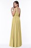 ColsBM Nova New Wheat Modern A-line Asymmetric Neckline Sleeveless Half Backless Chiffon Plus Size Bridesmaid Dresses