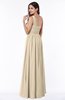 ColsBM Nova Novelle Peach Modern A-line Asymmetric Neckline Sleeveless Half Backless Chiffon Plus Size Bridesmaid Dresses