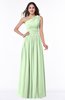 ColsBM Nova Pale Green Modern A-line Asymmetric Neckline Sleeveless Half Backless Chiffon Plus Size Bridesmaid Dresses