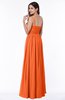 ColsBM Nova Tangerine Modern A-line Asymmetric Neckline Sleeveless Half Backless Chiffon Plus Size Bridesmaid Dresses