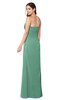 ColsBM Josie Beryl Green Glamorous Sweetheart Sleeveless Zip up Flower Plus Size Bridesmaid Dresses
