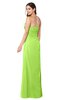 ColsBM Josie Bright Green Glamorous Sweetheart Sleeveless Zip up Flower Plus Size Bridesmaid Dresses