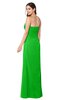 ColsBM Josie Classic Green Glamorous Sweetheart Sleeveless Zip up Flower Plus Size Bridesmaid Dresses