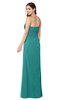 ColsBM Josie Emerald Green Glamorous Sweetheart Sleeveless Zip up Flower Plus Size Bridesmaid Dresses