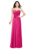 ColsBM Josie Fandango Pink Glamorous Sweetheart Sleeveless Zip up Flower Plus Size Bridesmaid Dresses