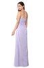 ColsBM Josie Light Purple Glamorous Sweetheart Sleeveless Zip up Flower Plus Size Bridesmaid Dresses