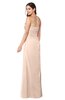 ColsBM Josie Peach Puree Glamorous Sweetheart Sleeveless Zip up Flower Plus Size Bridesmaid Dresses