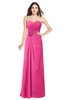 ColsBM Josie Rose Pink Glamorous Sweetheart Sleeveless Zip up Flower Plus Size Bridesmaid Dresses