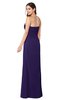 ColsBM Josie Royal Purple Glamorous Sweetheart Sleeveless Zip up Flower Plus Size Bridesmaid Dresses