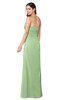 ColsBM Josie Sage Green Glamorous Sweetheart Sleeveless Zip up Flower Plus Size Bridesmaid Dresses