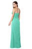 ColsBM Josie Seafoam Green Glamorous Sweetheart Sleeveless Zip up Flower Plus Size Bridesmaid Dresses