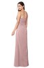 ColsBM Josie Silver Pink Glamorous Sweetheart Sleeveless Zip up Flower Plus Size Bridesmaid Dresses