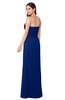 ColsBM Josie Sodalite Blue Glamorous Sweetheart Sleeveless Zip up Flower Plus Size Bridesmaid Dresses