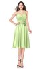 ColsBM Whitney Butterfly Classic A-line Sweetheart Sleeveless Tea Length Pleated Plus Size Bridesmaid Dresses
