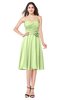 ColsBM Whitney Butterfly Classic A-line Sweetheart Sleeveless Tea Length Pleated Plus Size Bridesmaid Dresses