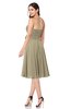 ColsBM Whitney Candied Ginger Classic A-line Sweetheart Sleeveless Tea Length Pleated Plus Size Bridesmaid Dresses