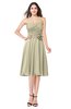 ColsBM Whitney Putty Classic A-line Sweetheart Sleeveless Tea Length Pleated Plus Size Bridesmaid Dresses