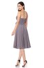 ColsBM Whitney Sea Fog Classic A-line Sweetheart Sleeveless Tea Length Pleated Plus Size Bridesmaid Dresses
