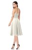 ColsBM Whitney Whisper White Classic A-line Sweetheart Sleeveless Tea Length Pleated Plus Size Bridesmaid Dresses
