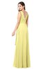 ColsBM Brenda Daffodil Romantic Thick Straps Sleeveless Zipper Floor Length Sash Plus Size Bridesmaid Dresses