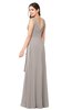 ColsBM Brenda Fawn Romantic Thick Straps Sleeveless Zipper Floor Length Sash Plus Size Bridesmaid Dresses