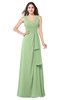 ColsBM Brenda Gleam Romantic Thick Straps Sleeveless Zipper Floor Length Sash Plus Size Bridesmaid Dresses