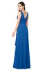 ColsBM Brenda Royal Blue Romantic Thick Straps Sleeveless Zipper Floor Length Sash Plus Size Bridesmaid Dresses