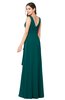 ColsBM Brenda Shaded Spruce Romantic Thick Straps Sleeveless Zipper Floor Length Sash Plus Size Bridesmaid Dresses