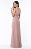 ColsBM Laurie Blush Pink Modern A-line Zip up Chiffon Ruching Plus Size Bridesmaid Dresses