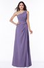 ColsBM Laurie Chalk Violet Modern A-line Zip up Chiffon Ruching Plus Size Bridesmaid Dresses