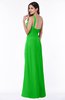 ColsBM Laurie Jasmine Green Modern A-line Zip up Chiffon Ruching Plus Size Bridesmaid Dresses