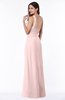 ColsBM Laurie Pastel Pink Modern A-line Zip up Chiffon Ruching Plus Size Bridesmaid Dresses