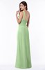 ColsBM Laurie Sage Green Modern A-line Zip up Chiffon Ruching Plus Size Bridesmaid Dresses