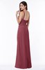 ColsBM Laurie Wine Modern A-line Zip up Chiffon Ruching Plus Size Bridesmaid Dresses