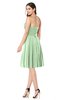 ColsBM Jillian Light Green Gorgeous Sweetheart Sleeveless Half Backless Knee Length Plus Size Bridesmaid Dresses