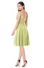 ColsBM Jillian Lime Green Gorgeous Sweetheart Sleeveless Half Backless Knee Length Plus Size Bridesmaid Dresses