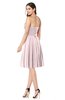 ColsBM Jillian Petal Pink Gorgeous Sweetheart Sleeveless Half Backless Knee Length Plus Size Bridesmaid Dresses