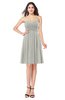 ColsBM Jillian Platinum Gorgeous Sweetheart Sleeveless Half Backless Knee Length Plus Size Bridesmaid Dresses