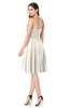 ColsBM Jillian Whisper White Gorgeous Sweetheart Sleeveless Half Backless Knee Length Plus Size Bridesmaid Dresses