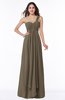 ColsBM Sophie Carafe Brown Elegant A-line Asymmetric Neckline Chiffon Floor Length Ruching Plus Size Bridesmaid Dresses